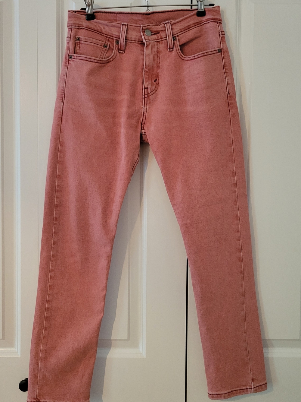 Levi's Pink Straight-Leg 502 Jeans